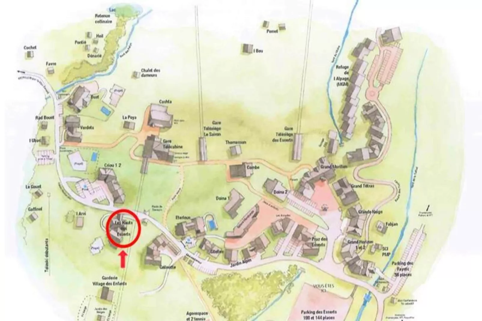 Résidence Hauts Des Esserts-Buitenkant zomer