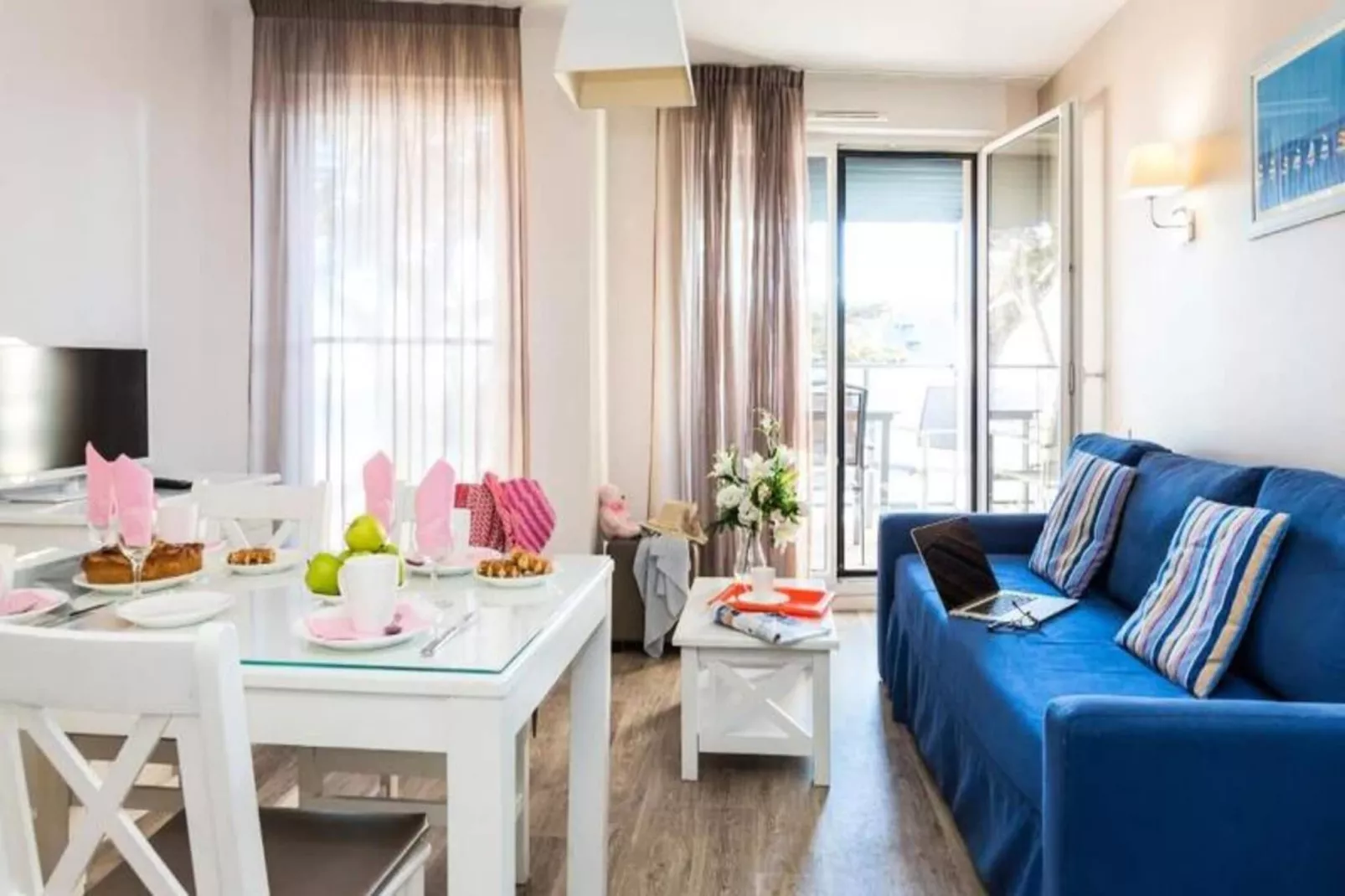 Résidence Prestige Odalys de la Plage-Woonkamer