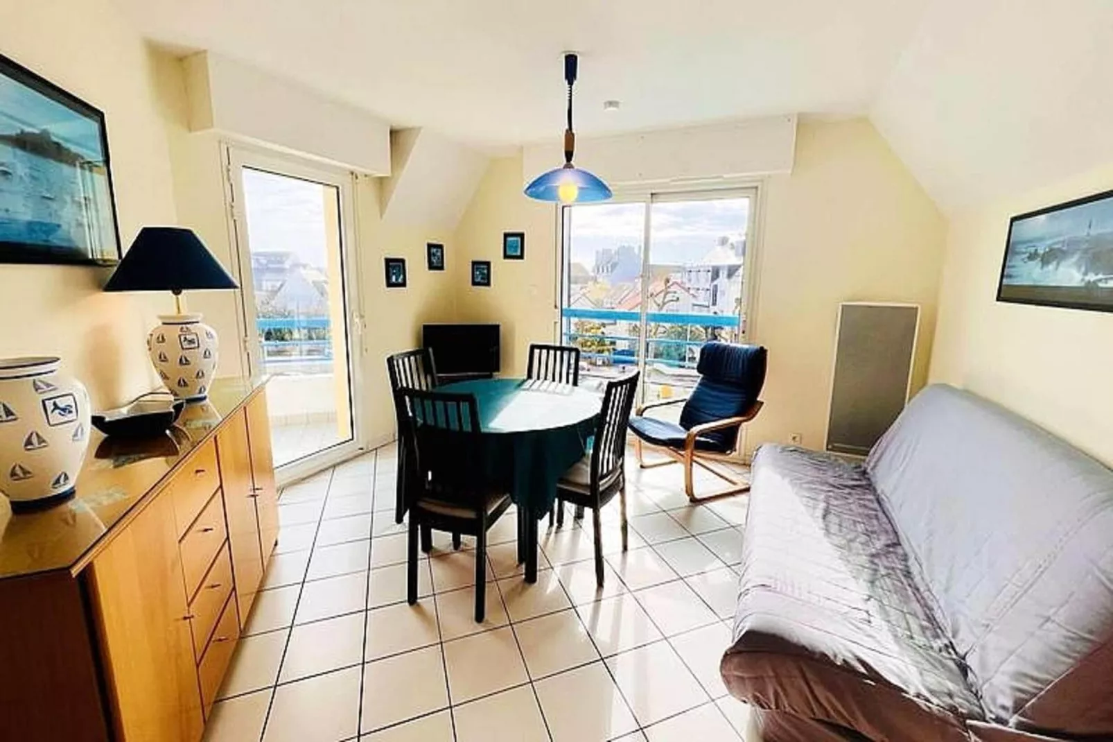 Résidence Hauts Port Maria-Woonkamer