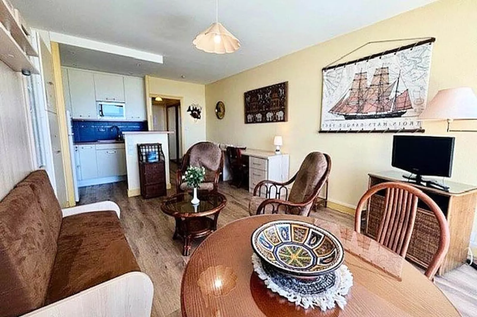 Résidence Les 3 Iles-Woonkamer