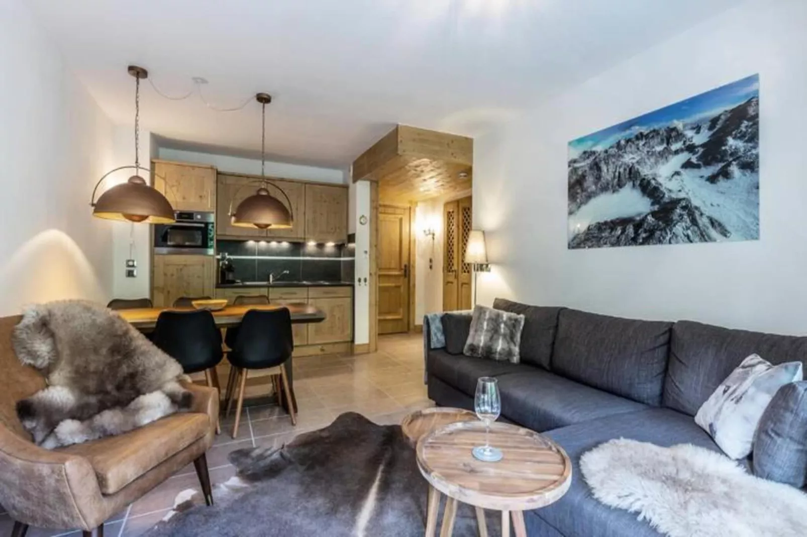 Résidence La Grange Aux Fees-Woonkamer