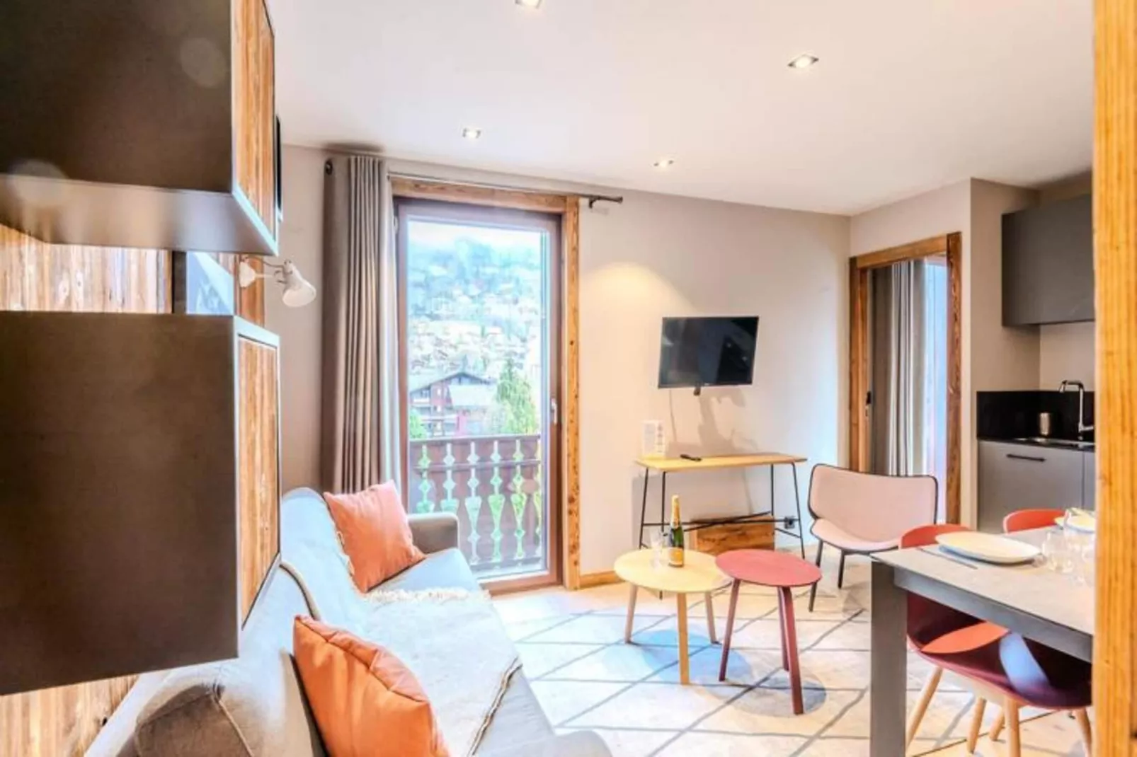 Résidence L'edelweiss-Woonkamer