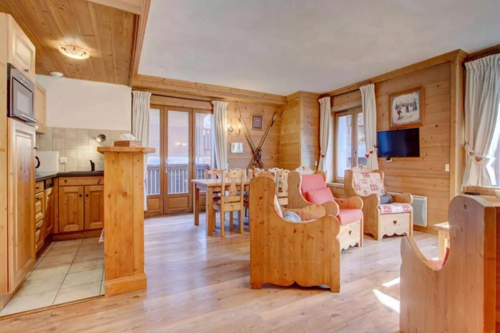 Résidence Le Lodge-Woonkamer