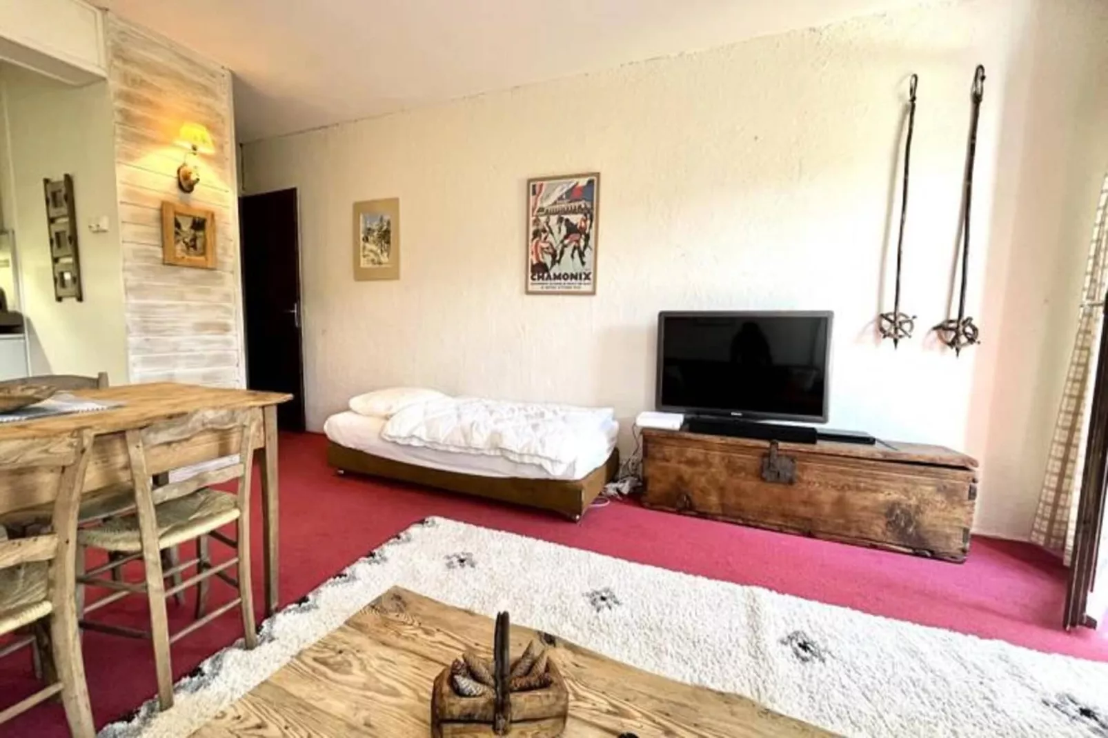 Nid Douillet Au Pied Des Pistes Avec Jardin-Woonkamer