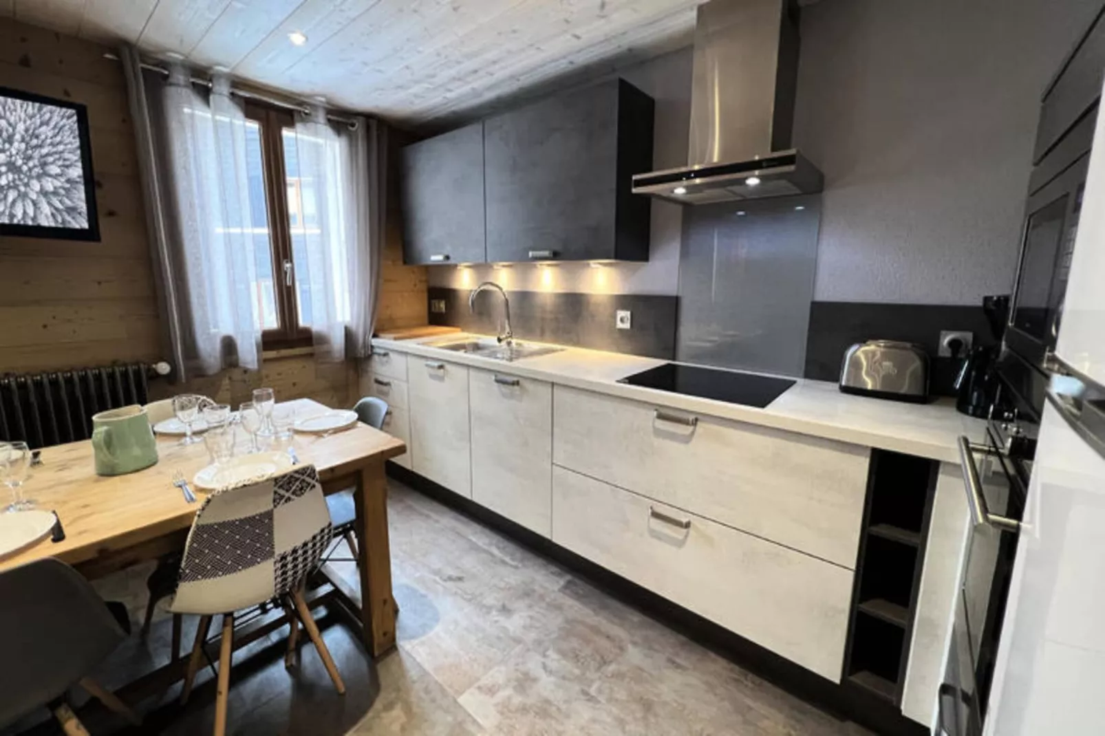 Appartements à La Clusaz-Keuken