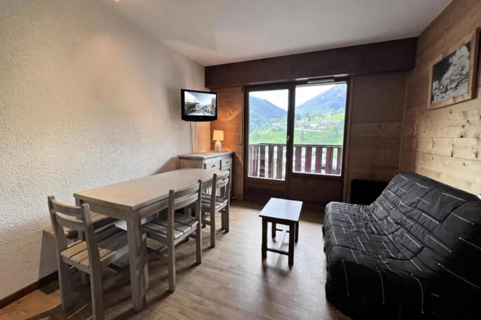 Appartements à La Clusaz-Woonkamer