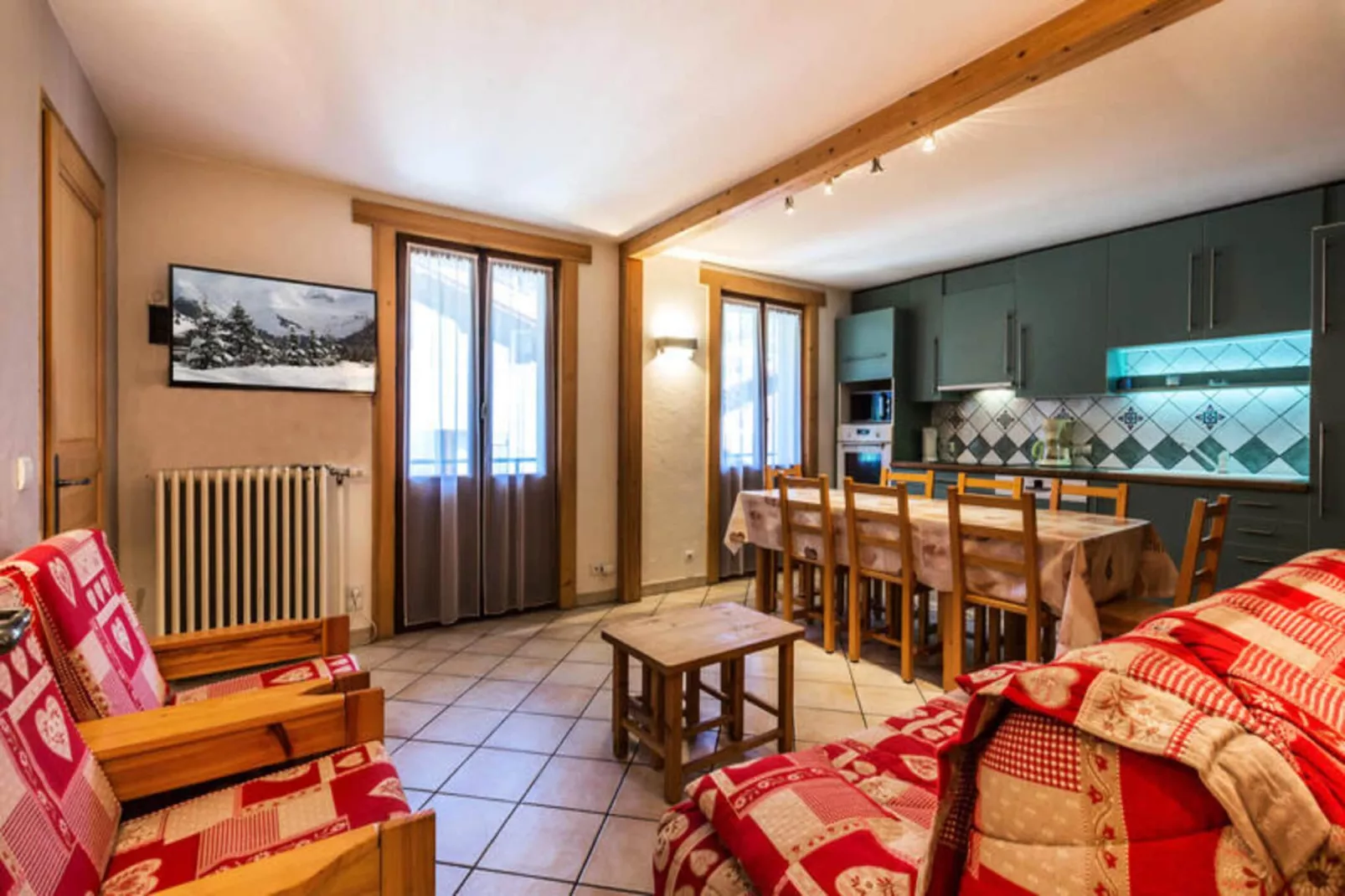 Résidence Gentianes-Woonkamer