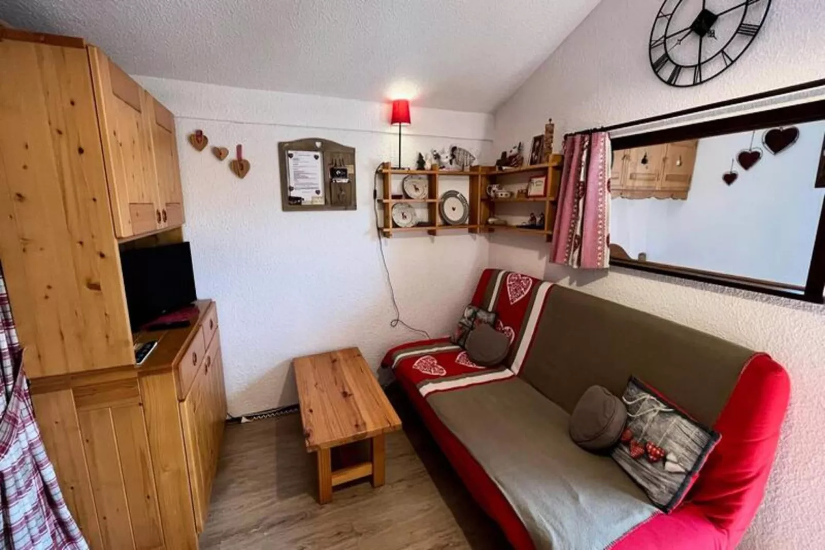 Résidence Chaumiere Des Neiges-Woonkamer