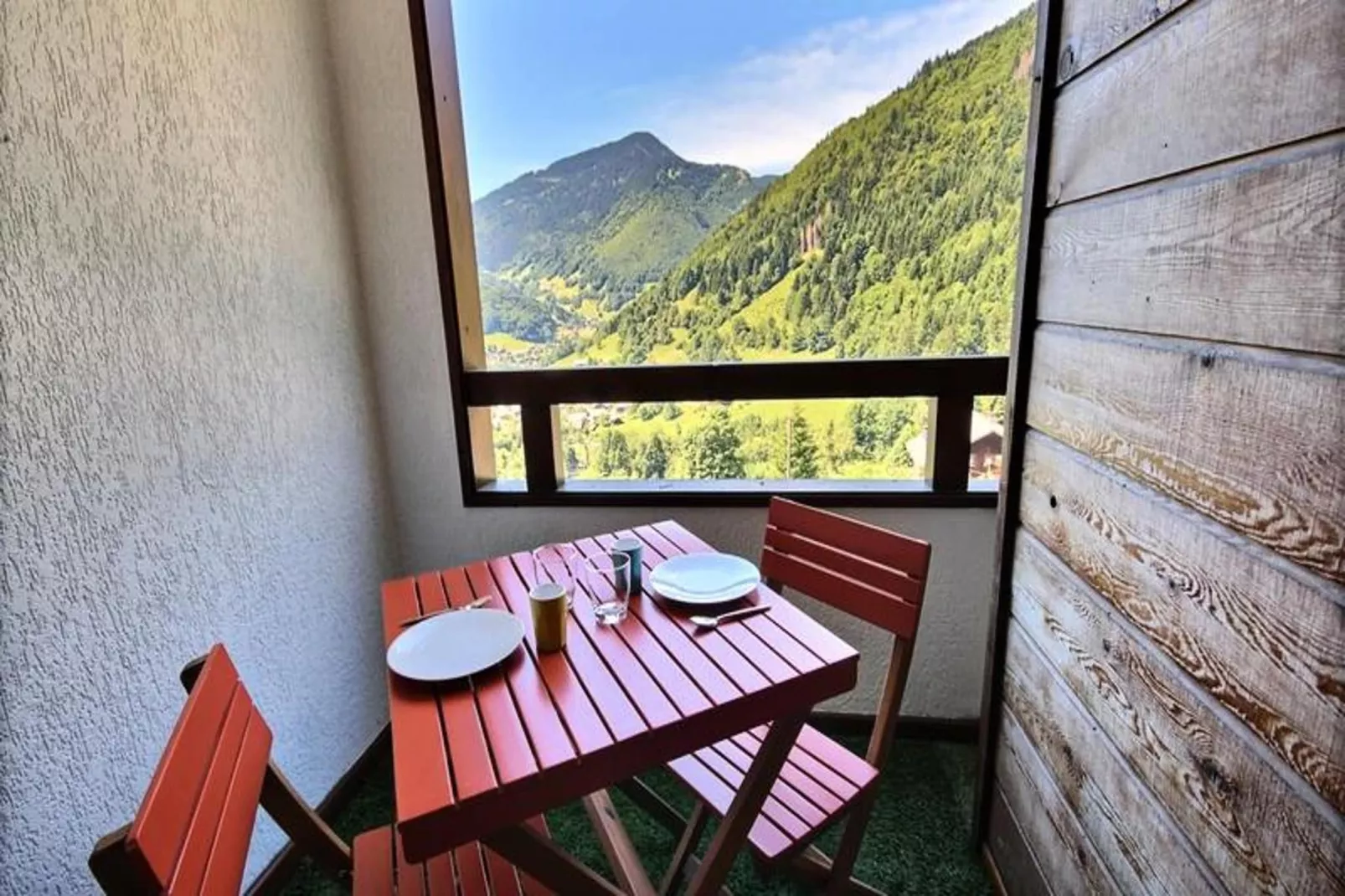 Appartements à Saint Jean d'Aulps-Terrasbalkon