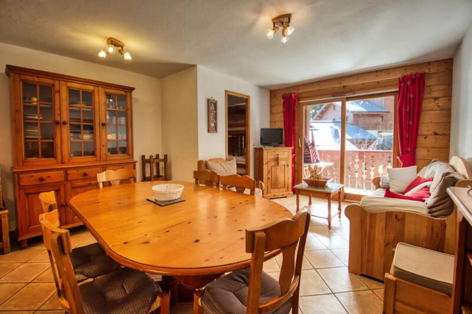 Résidence Refuge De L'alpage Bat A-Eetkamer