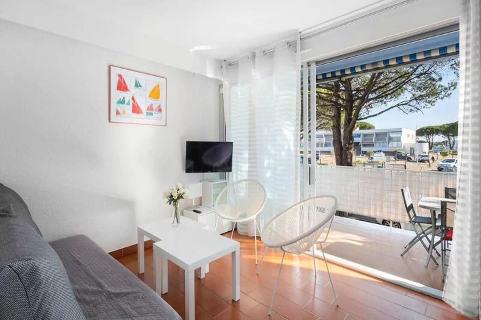 Résidence "le Grand Large"-Woonkamer