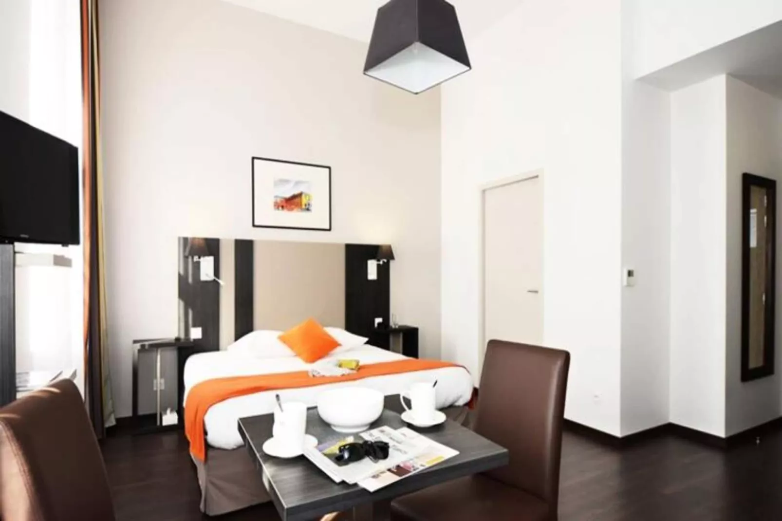 Appart'hôtel Odalys Colombélie-Slaapkamer