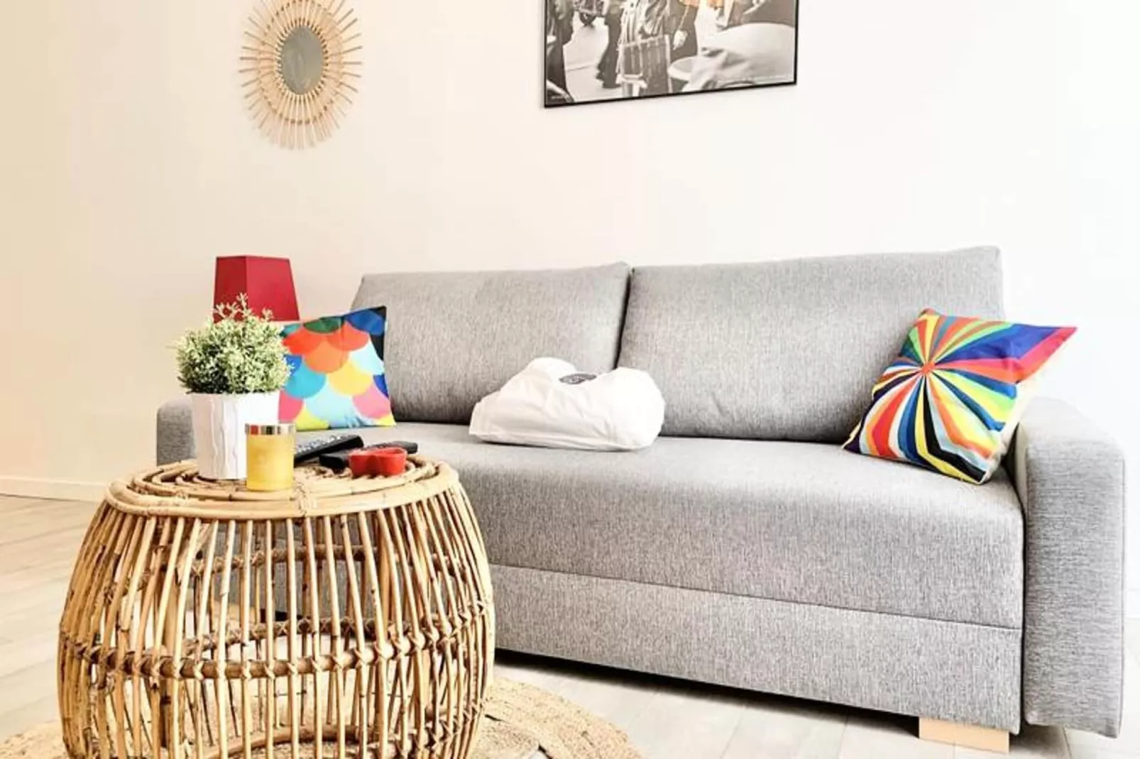 | Petit Paris 💋 | Studio Calme Tout &eacute;quip&eacute;-Woonkamer