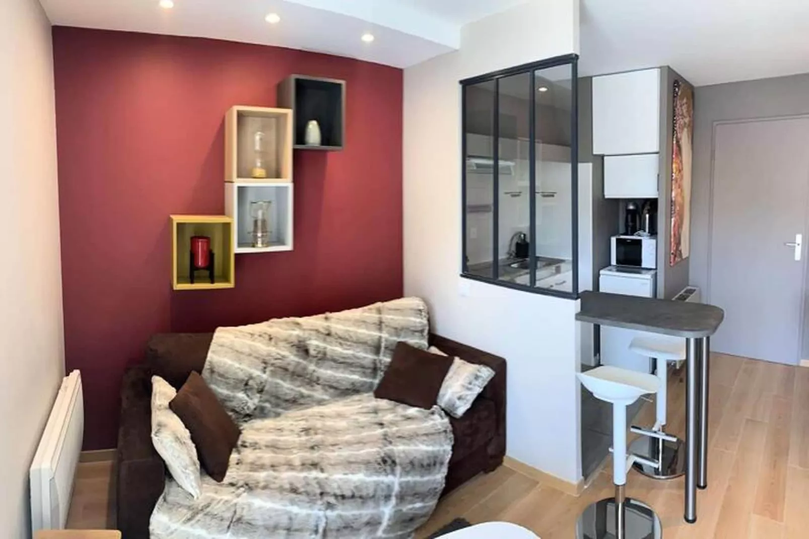 Résidence Vallee Blanche-Woonkamer