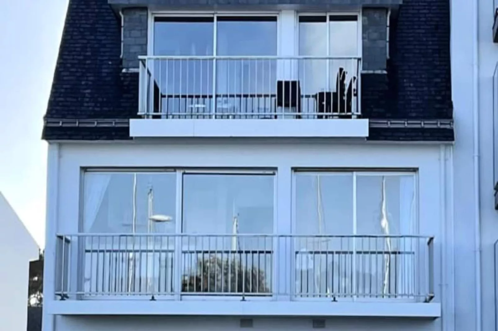 Résidence Maryland. Vue Mer Port Haliguen Plage Du Porigo-Woonkamer