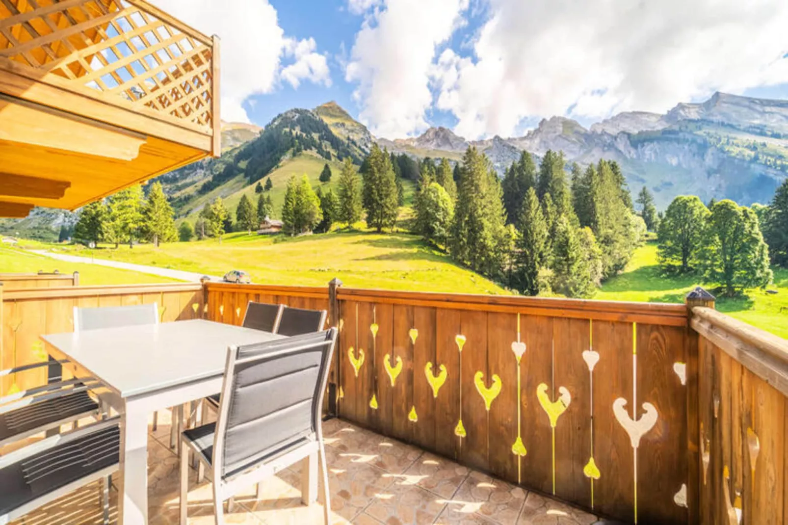 Résidence Les Balcons A-Terrasbalkon