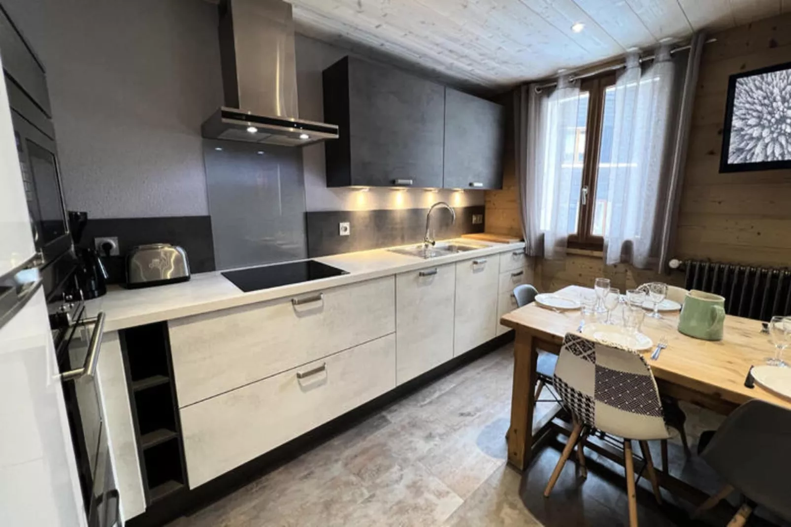 Appartements à La Clusaz-Keuken