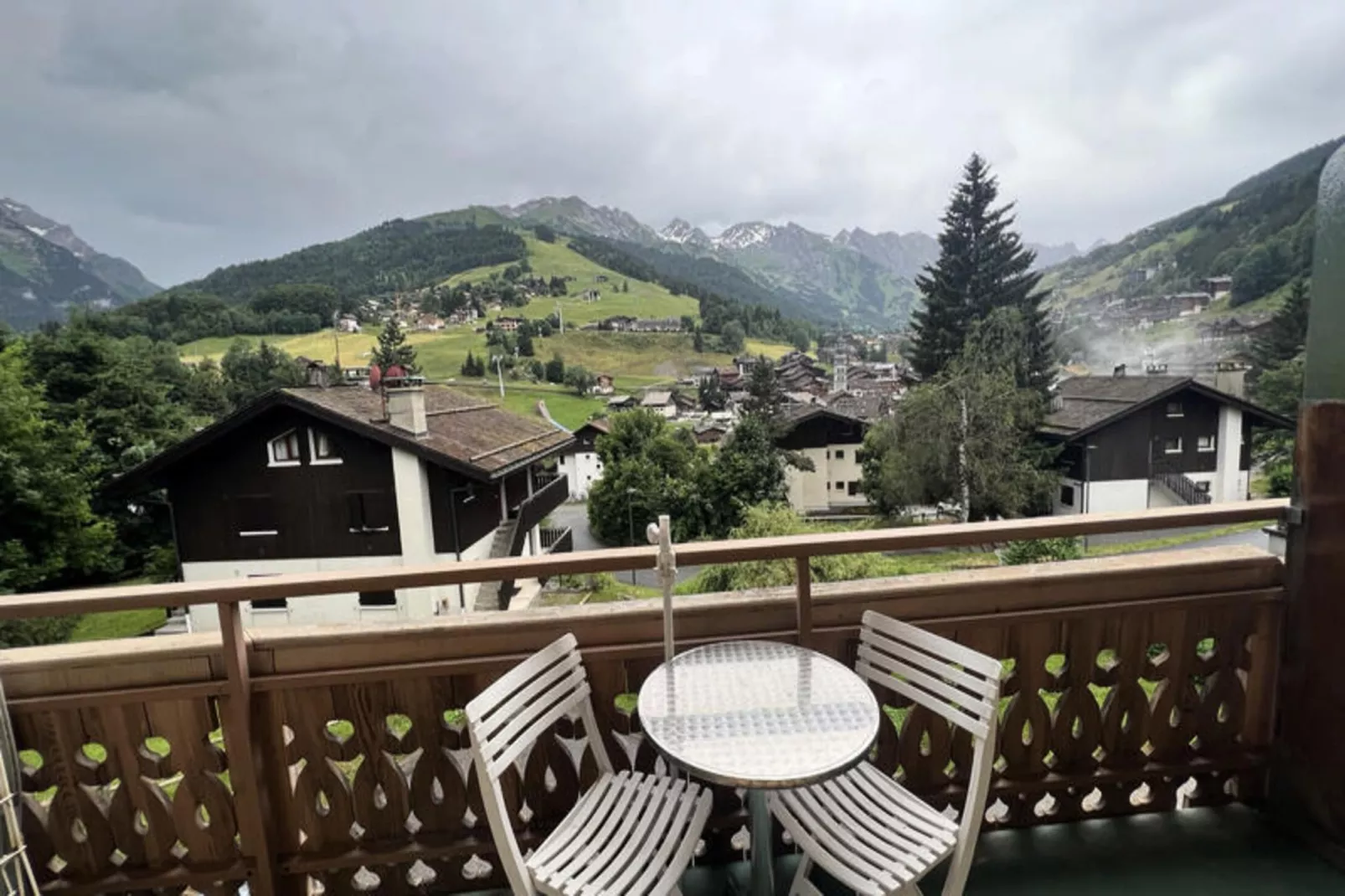 Studio à La Clusaz-Terrasbalkon
