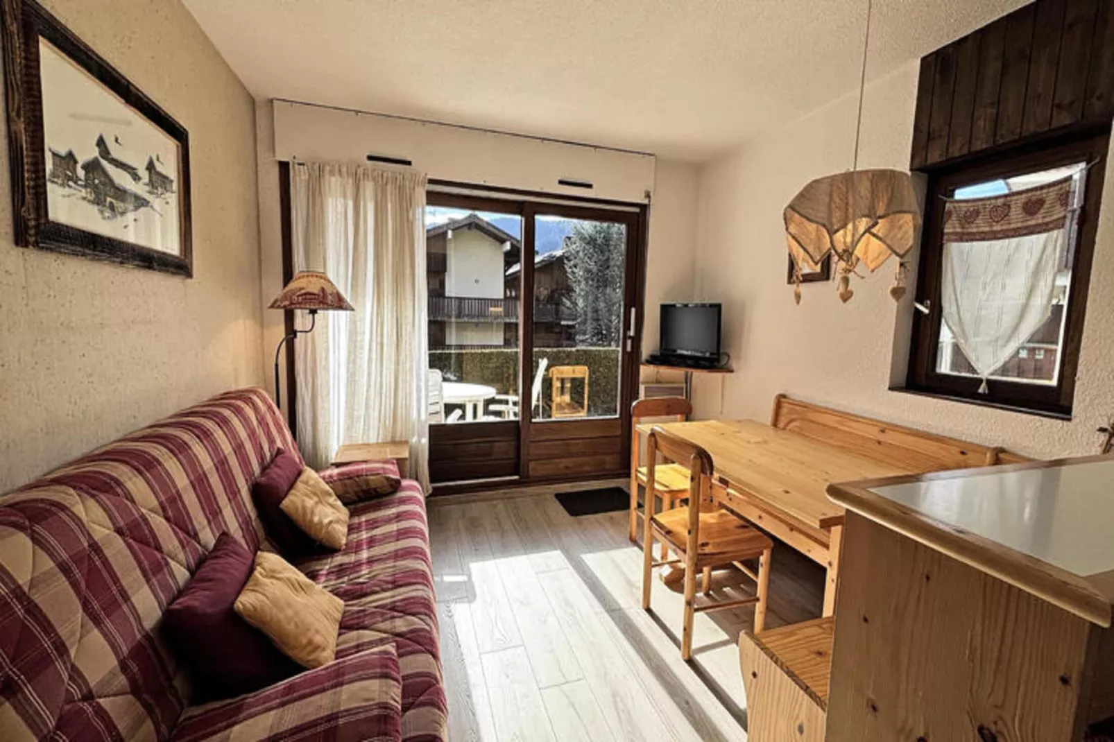 Appartements à La Clusaz-Woonkamer