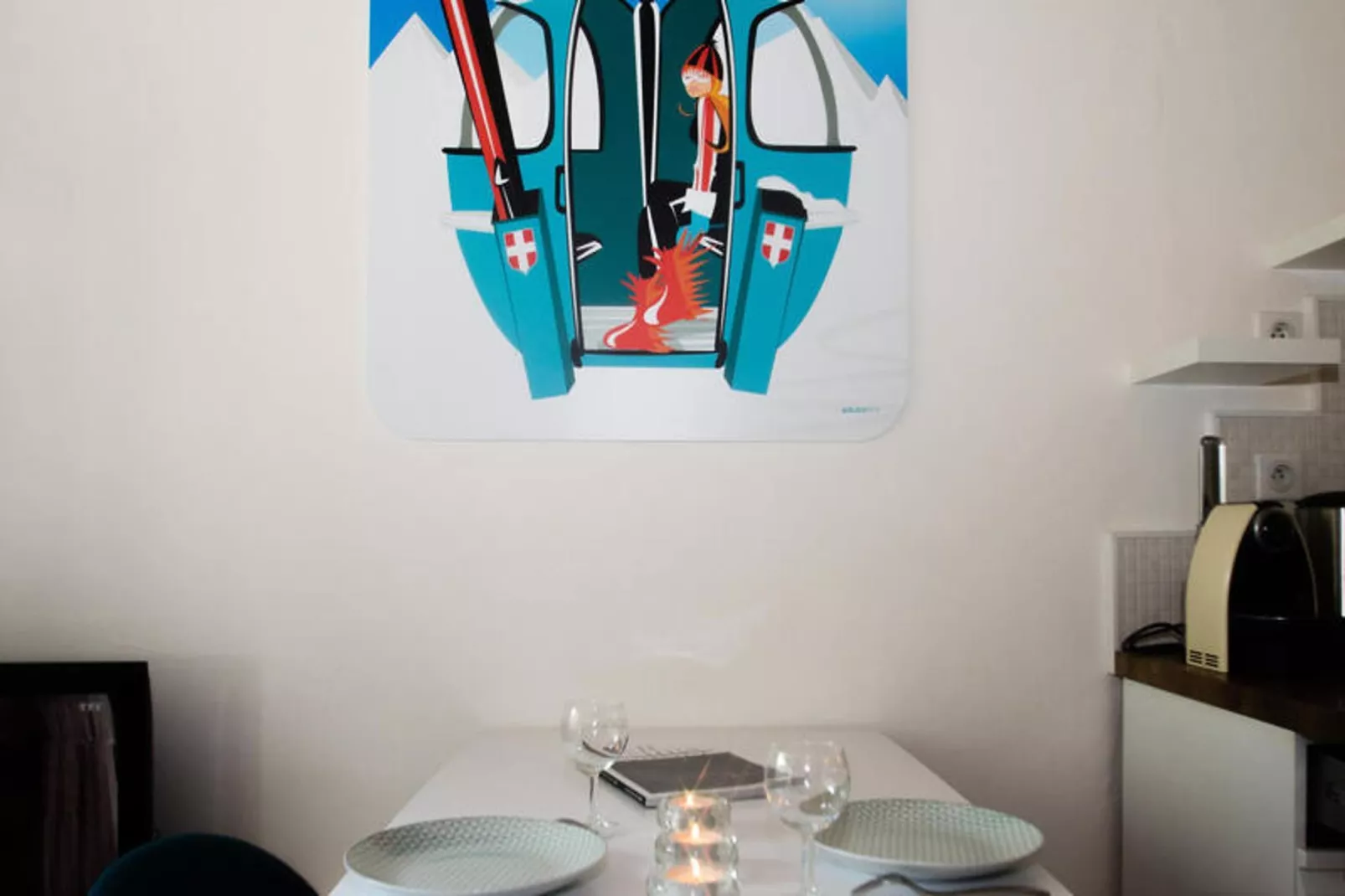 Résidence Les Deux Chamois-Eetkamer