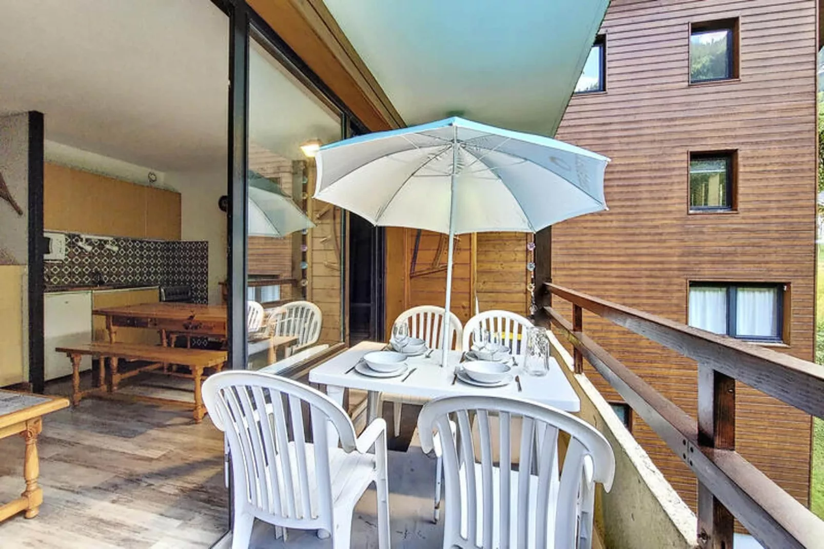 Studio à Saint Jean d'Aulps-Terrasbalkon