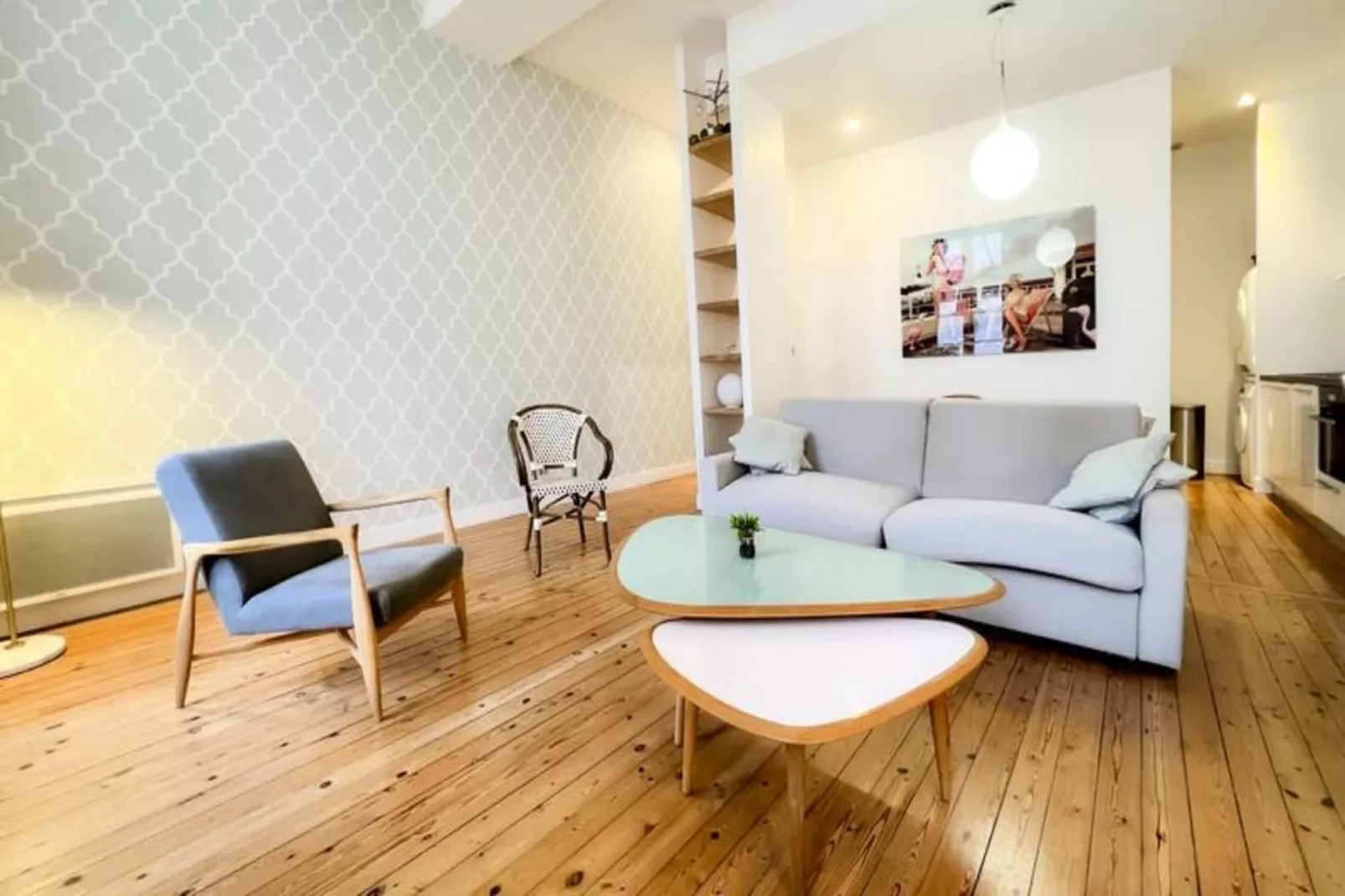 Magnifique Appartement Avec Terrasse-Woonkamer