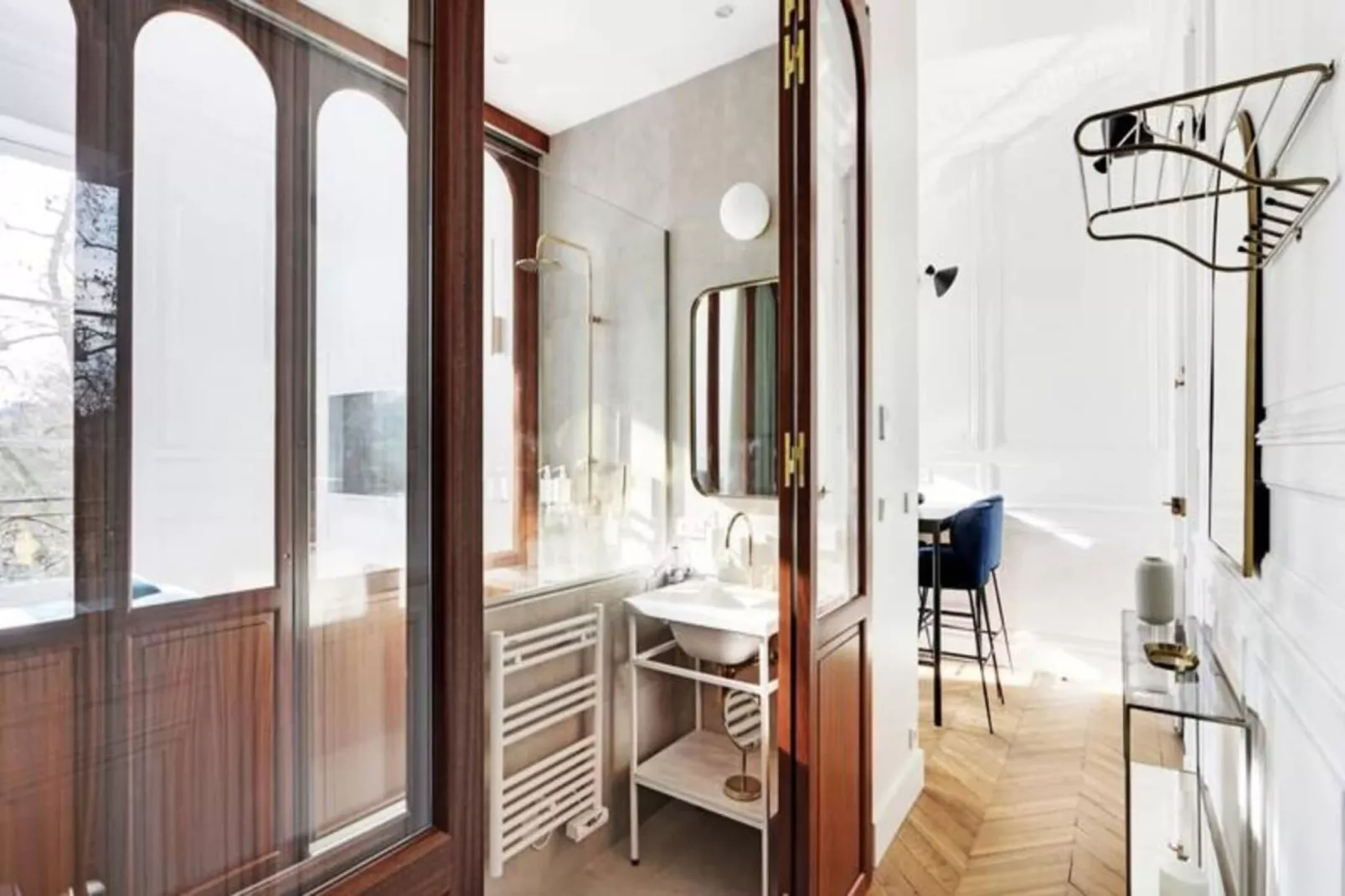 Maison Labruy&egrave;re - Suite Terrasse-Woonkamer