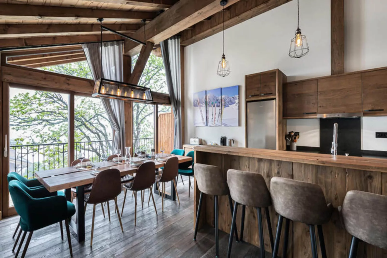 Résidence La Ferme Des Lanches-Eetkamer