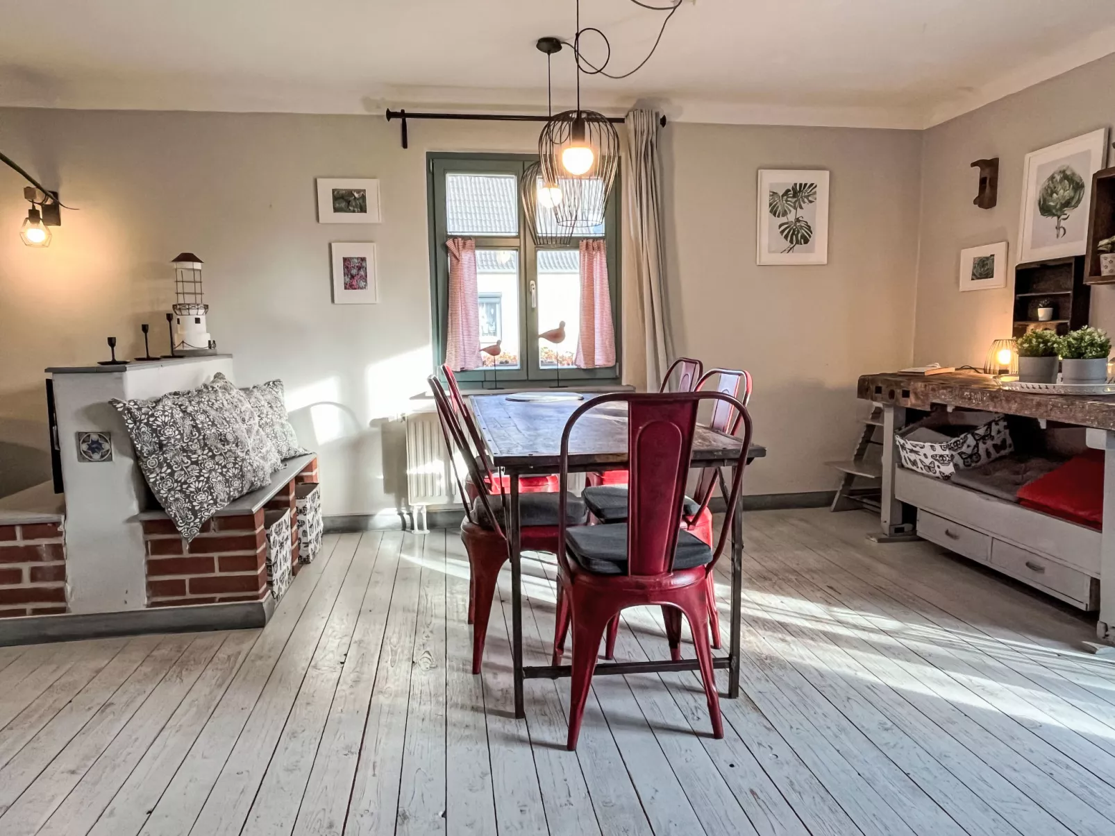 Reetgedecktes Ferienhaus Seelchen-Binnen