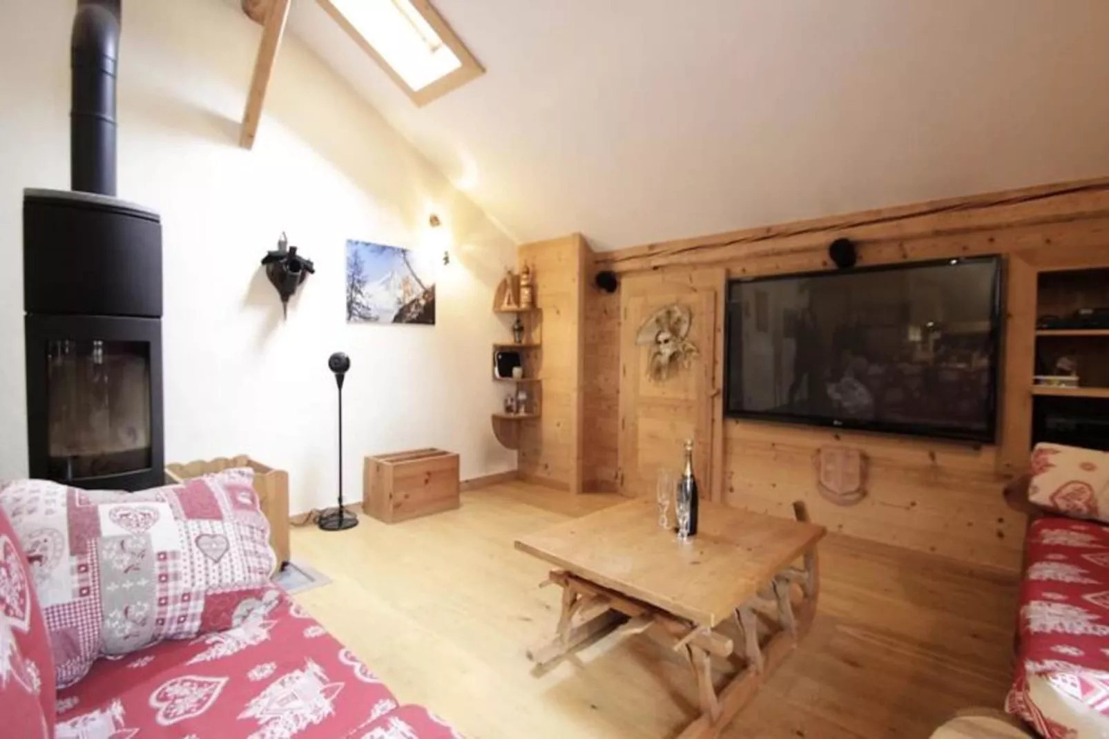 Chalet Le Tilleul - Woonkamer