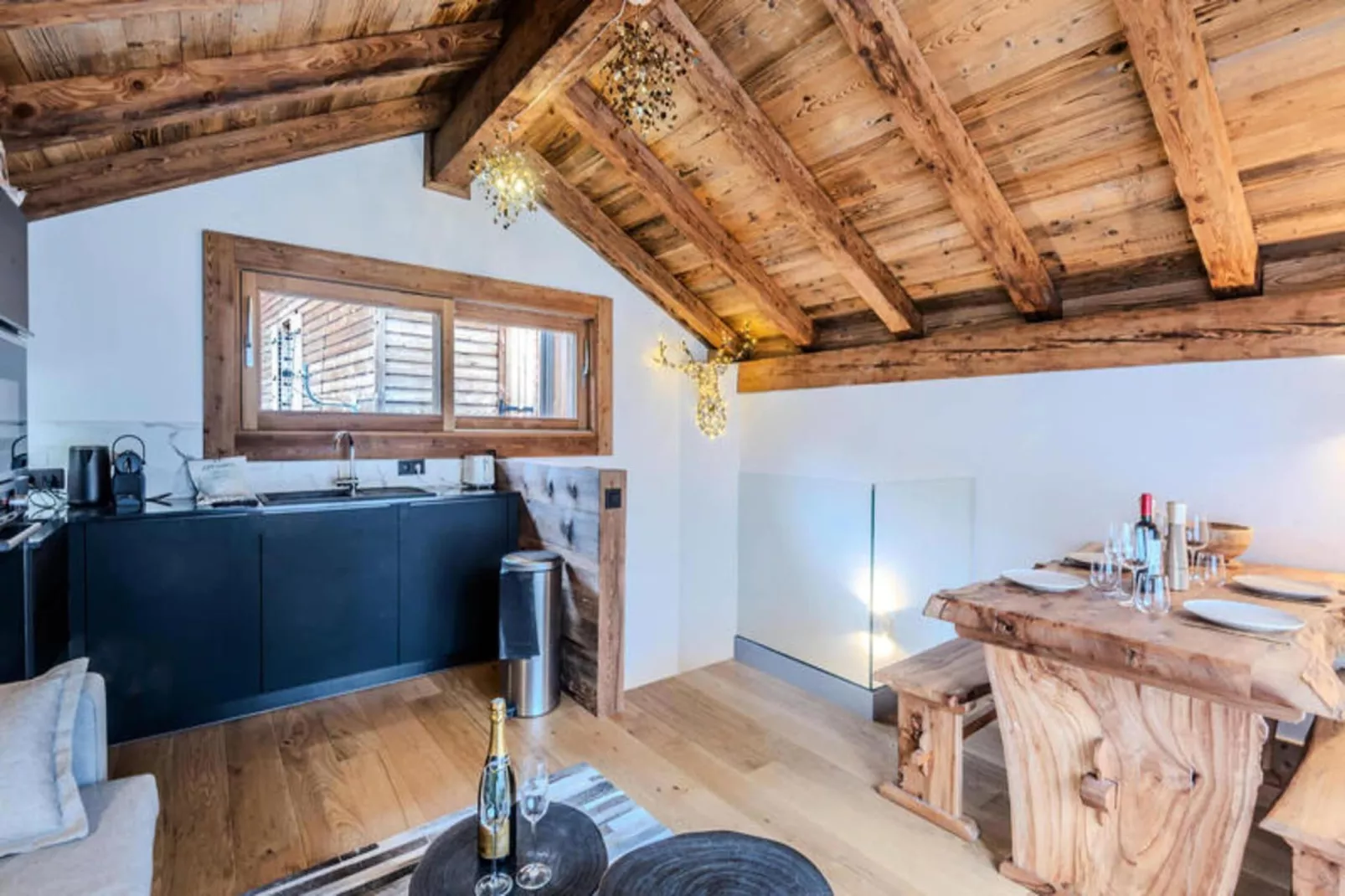 Résidence Mazot Bambi-Eetkamer