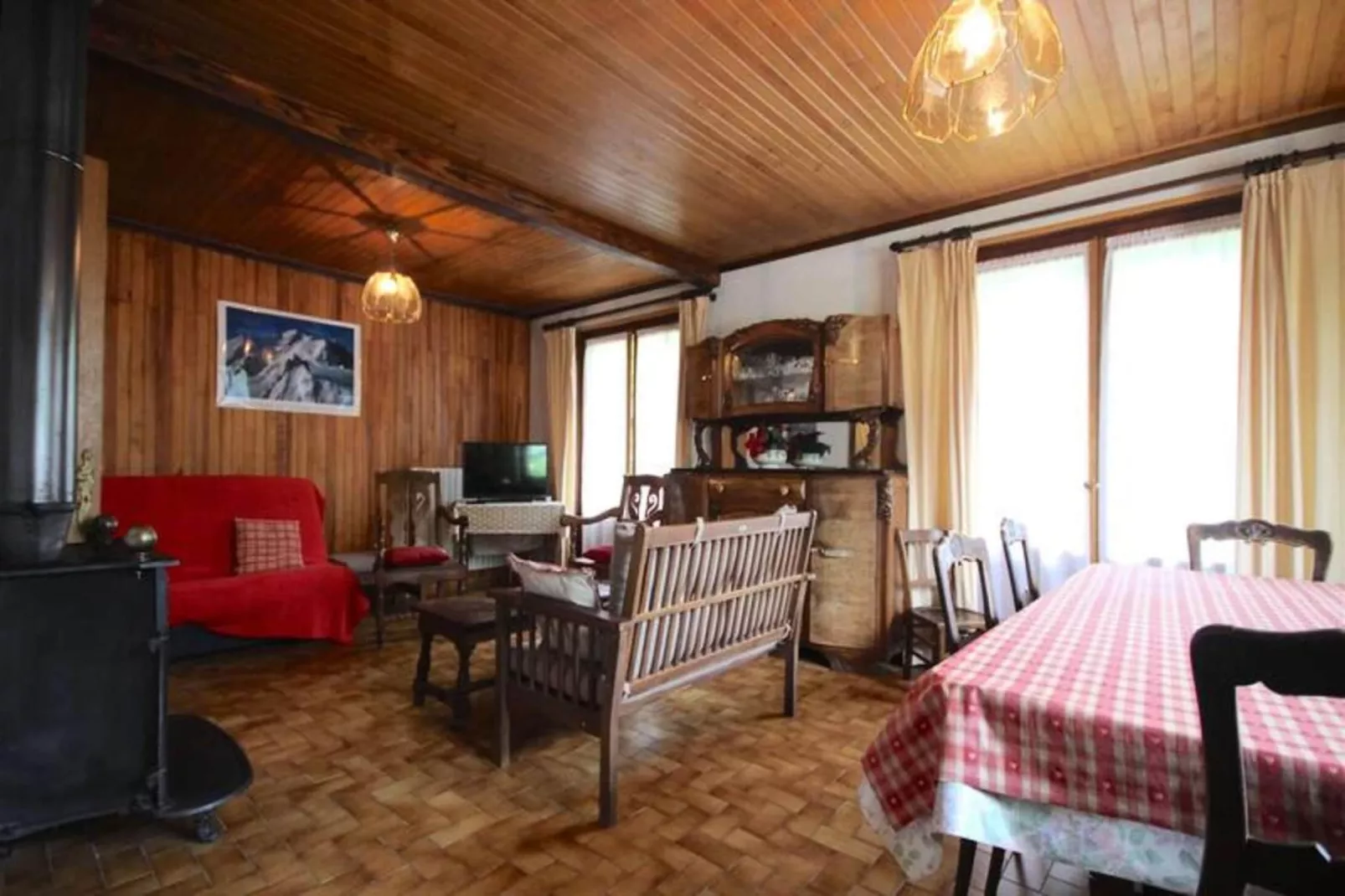 Chalet Les Triolets-Woonkamer