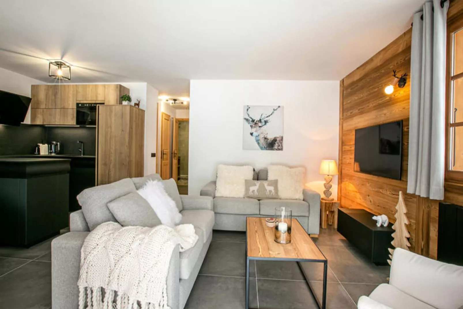 Résidence Les Balcons A-Woonkamer