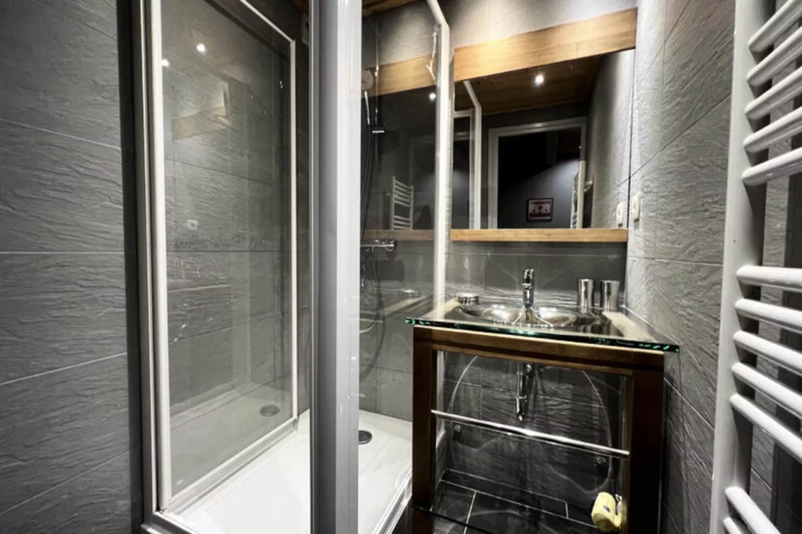 Studio à La Clusaz-Badkamer