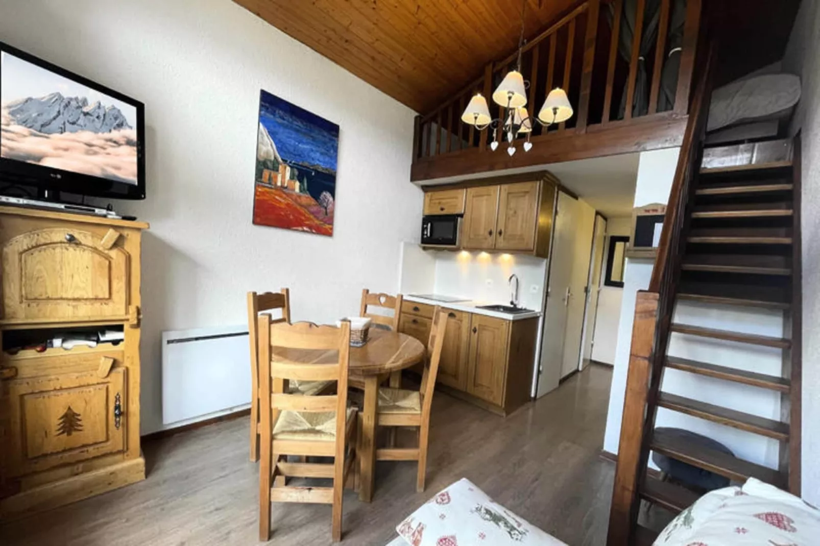 Appartements à La Clusaz-Woonkamer