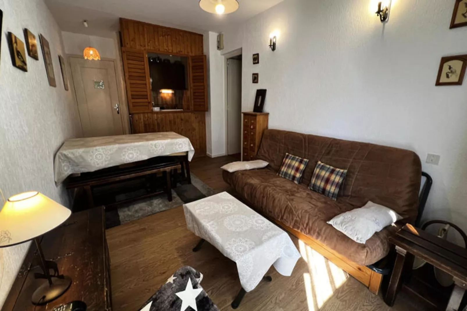 Appartements à La Clusaz-Woonkamer