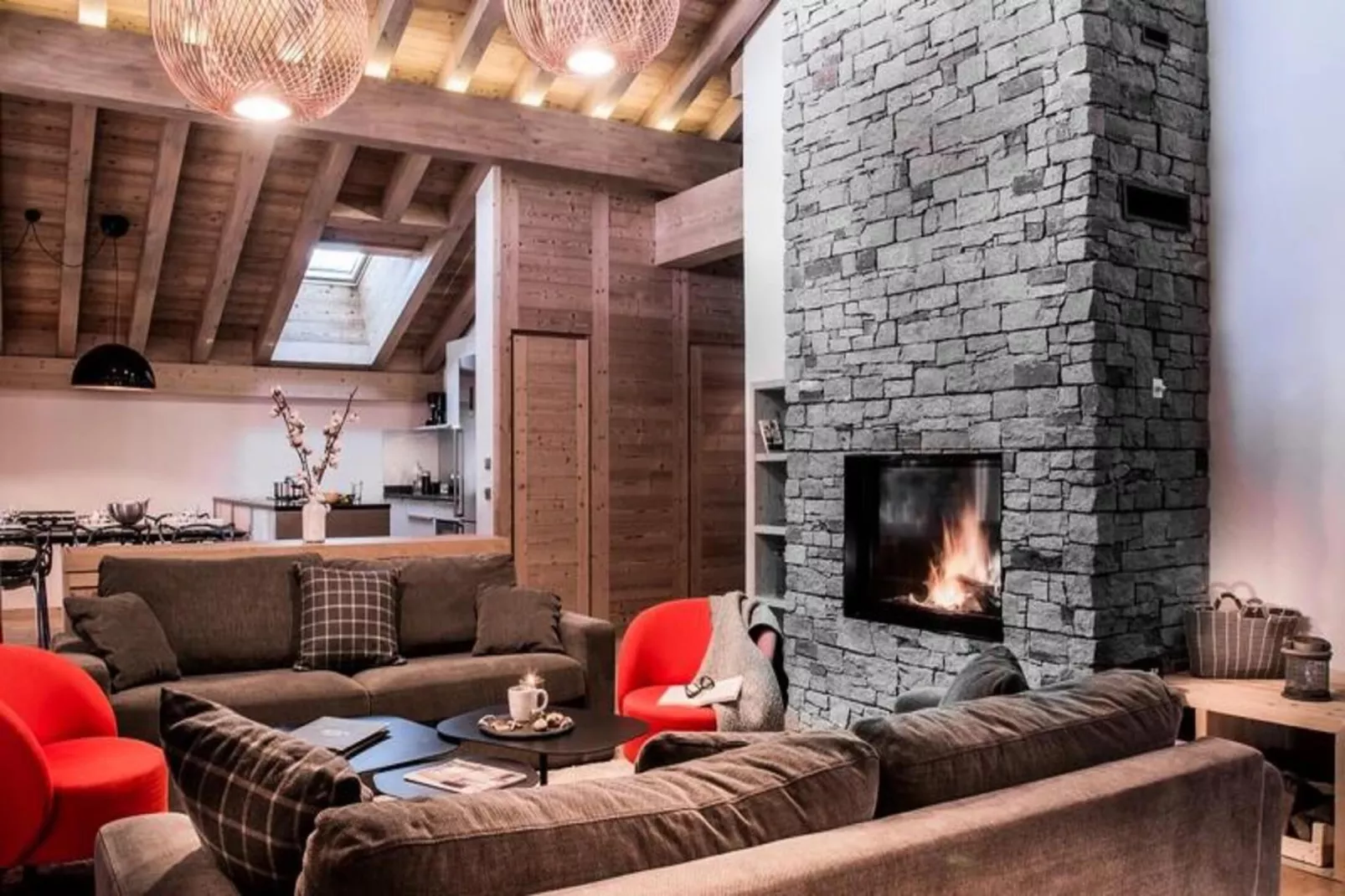 Résidence Les Cimes*****-Woonkamer