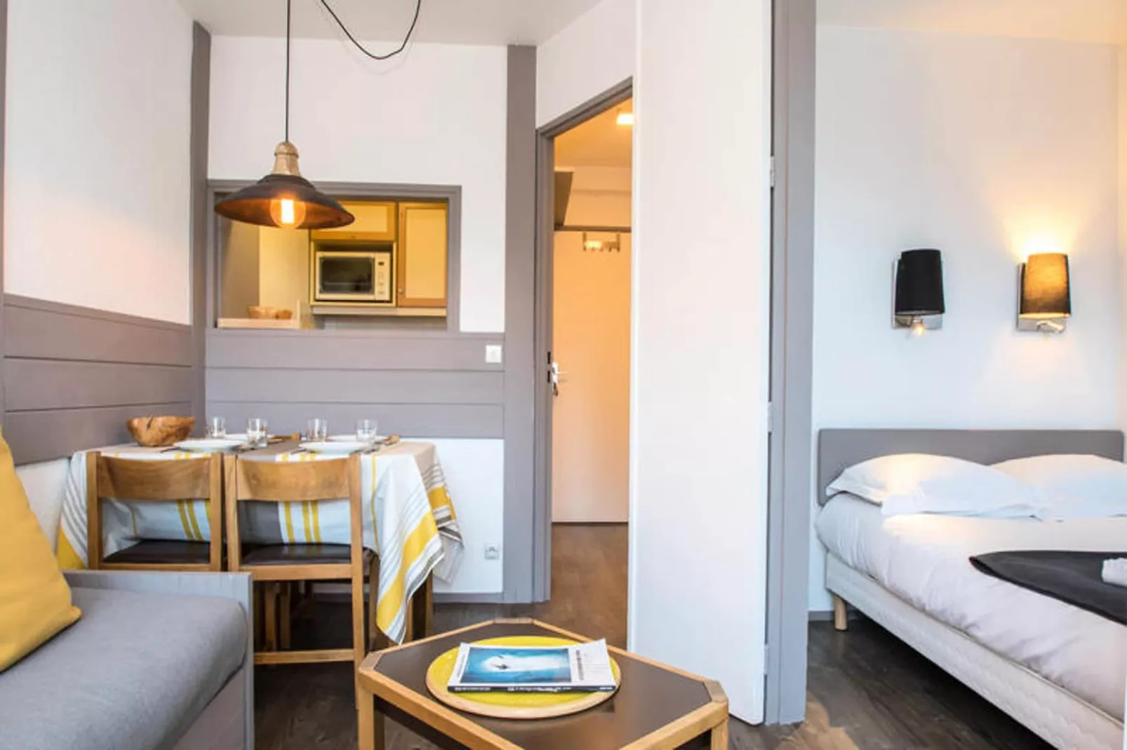 Résidence Chamois Blanc-Woonkamer