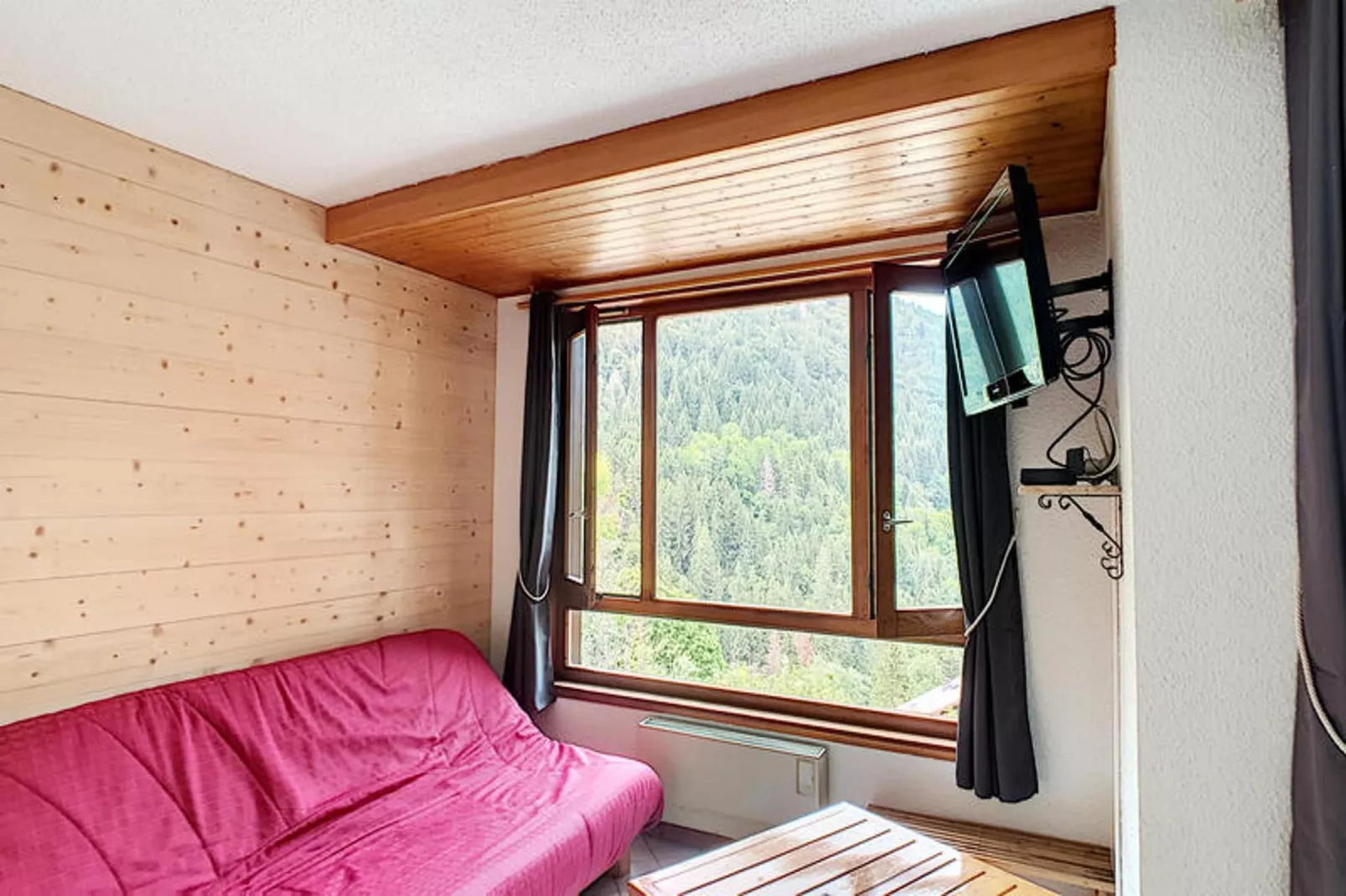 Appartements à Saint Jean d'Aulps-Woonkamer