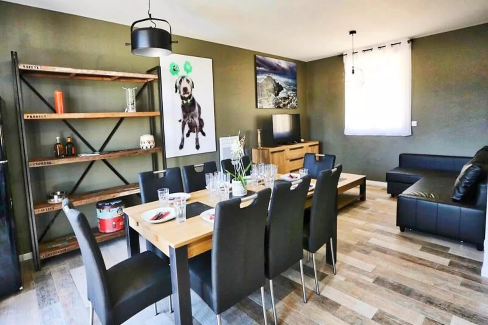 Villa Irlande - Domaine Le Sherwood-Eetkamer