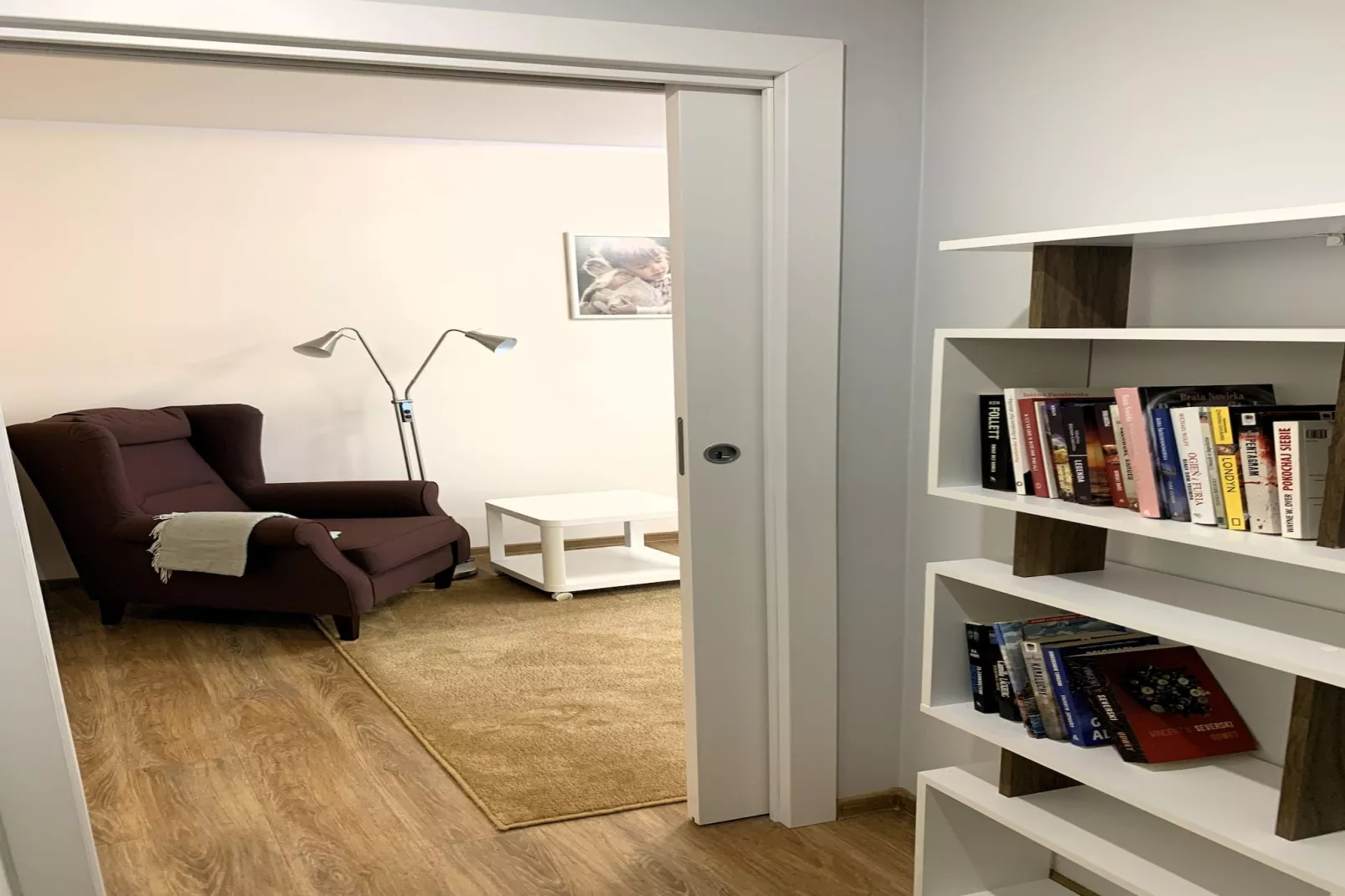 Apartament przy parku z garażem Świnoujście-Slaapkamer