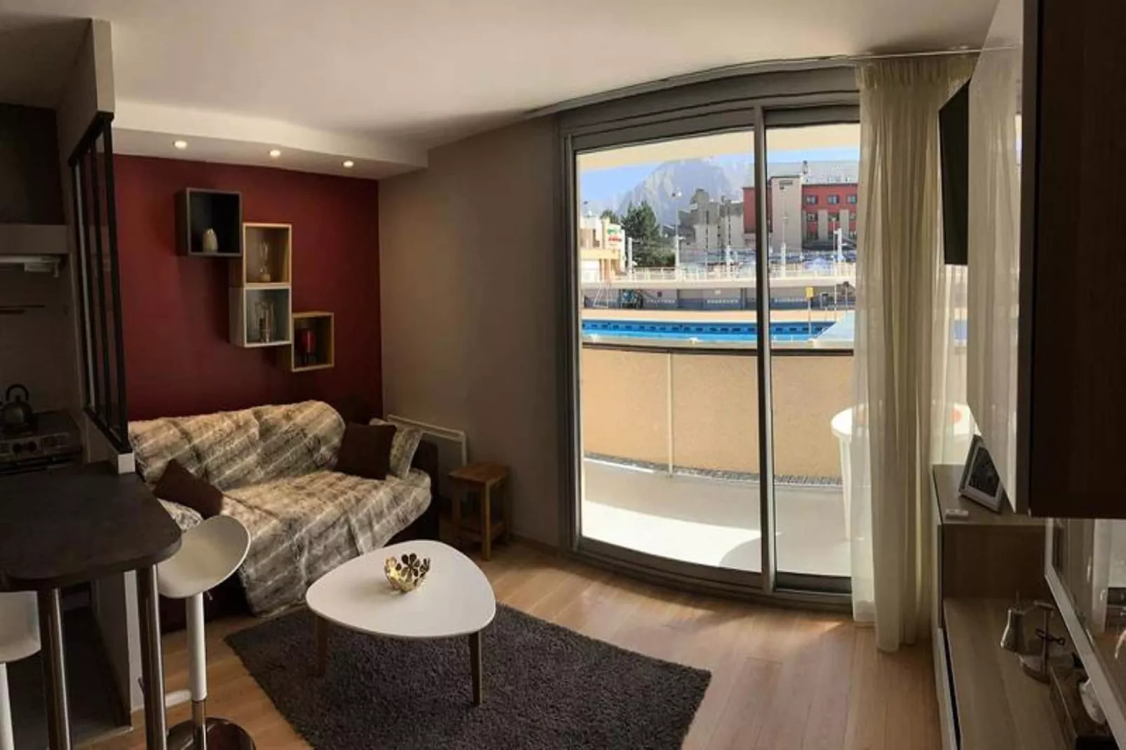 Résidence Vallee Blanche-Woonkamer