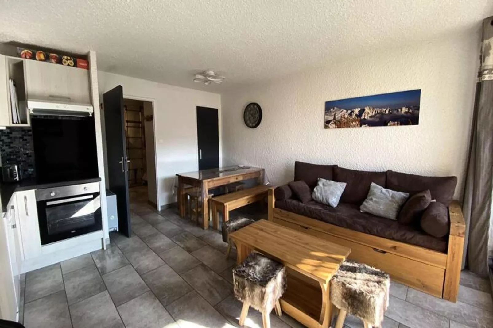 Résidence Vallee Blanche-Woonkamer