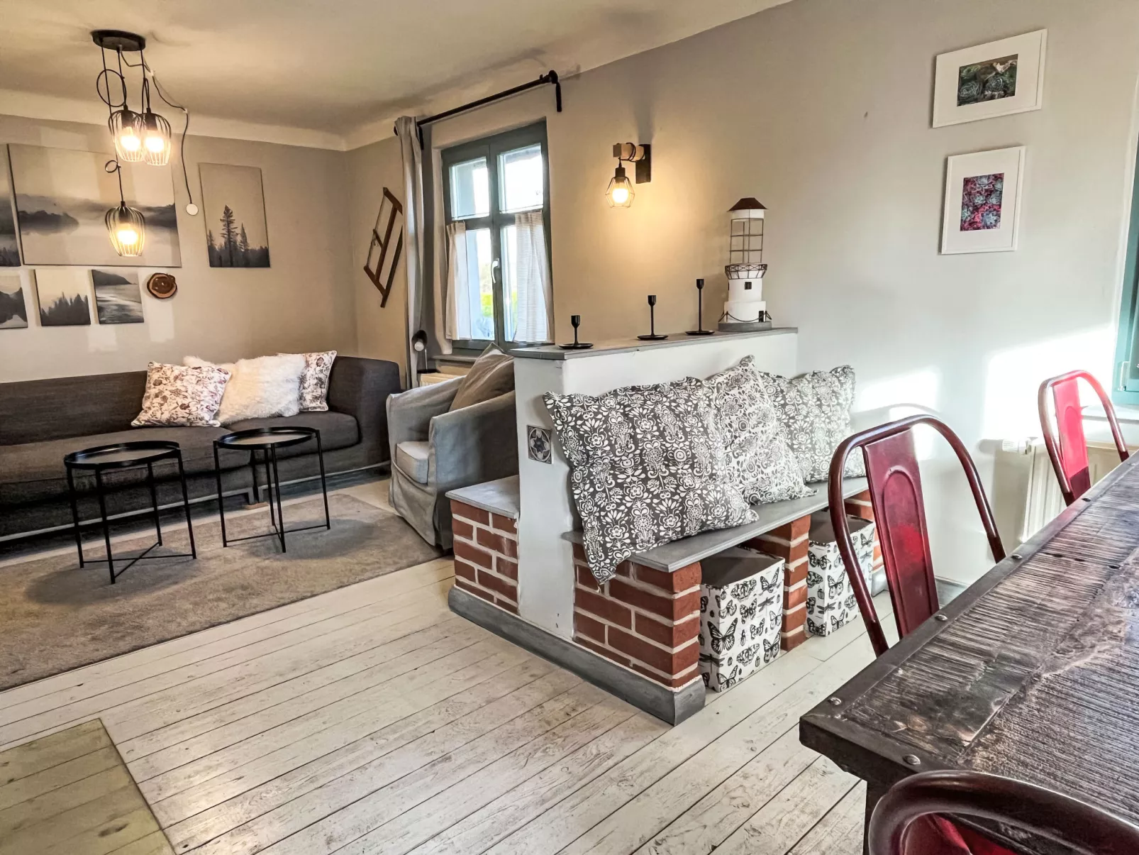 Reetgedecktes Ferienhaus Seelchen-Binnen