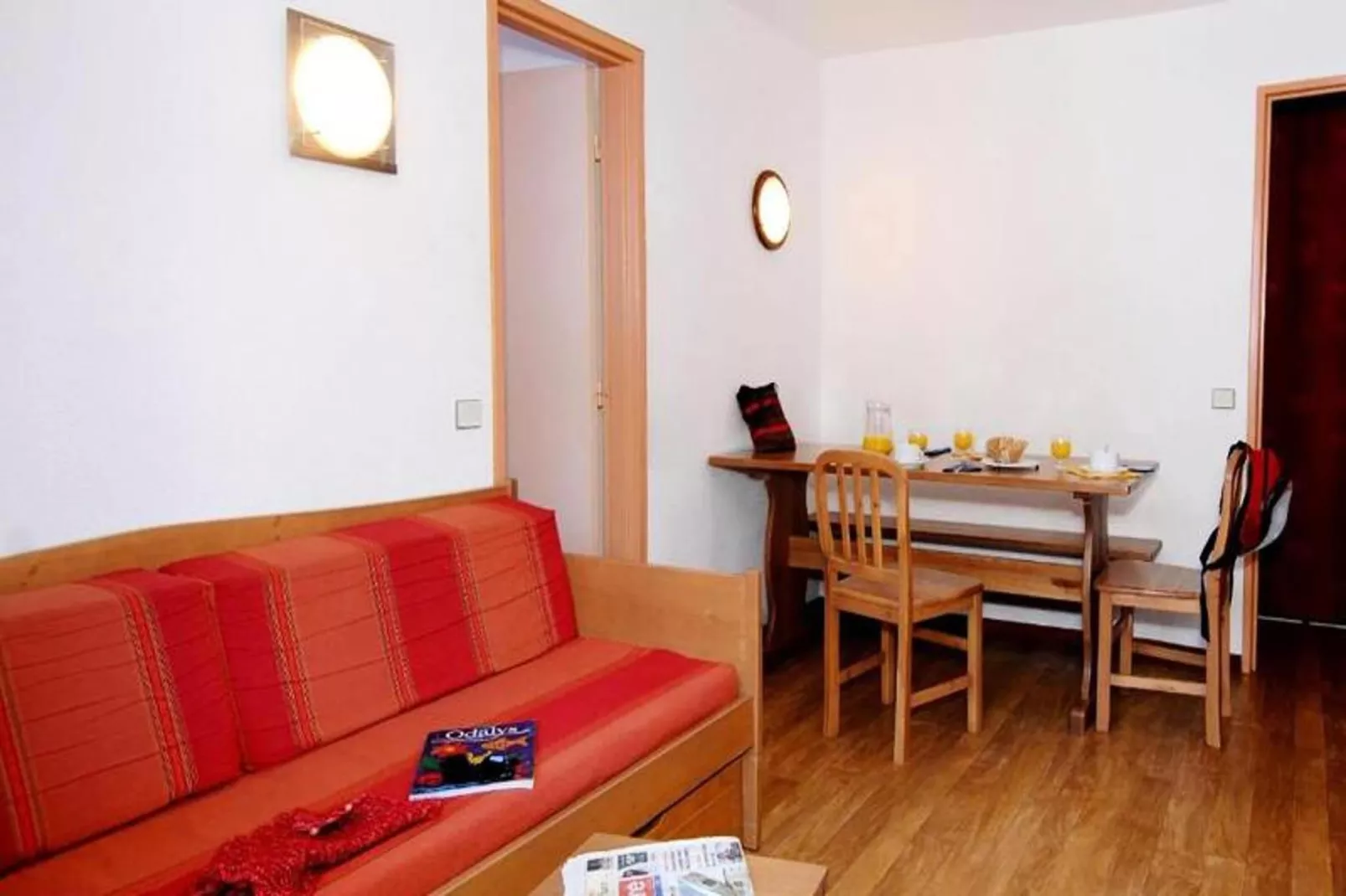 Résidence Odalys Le Hameau du Borsat ***-Woonkamer