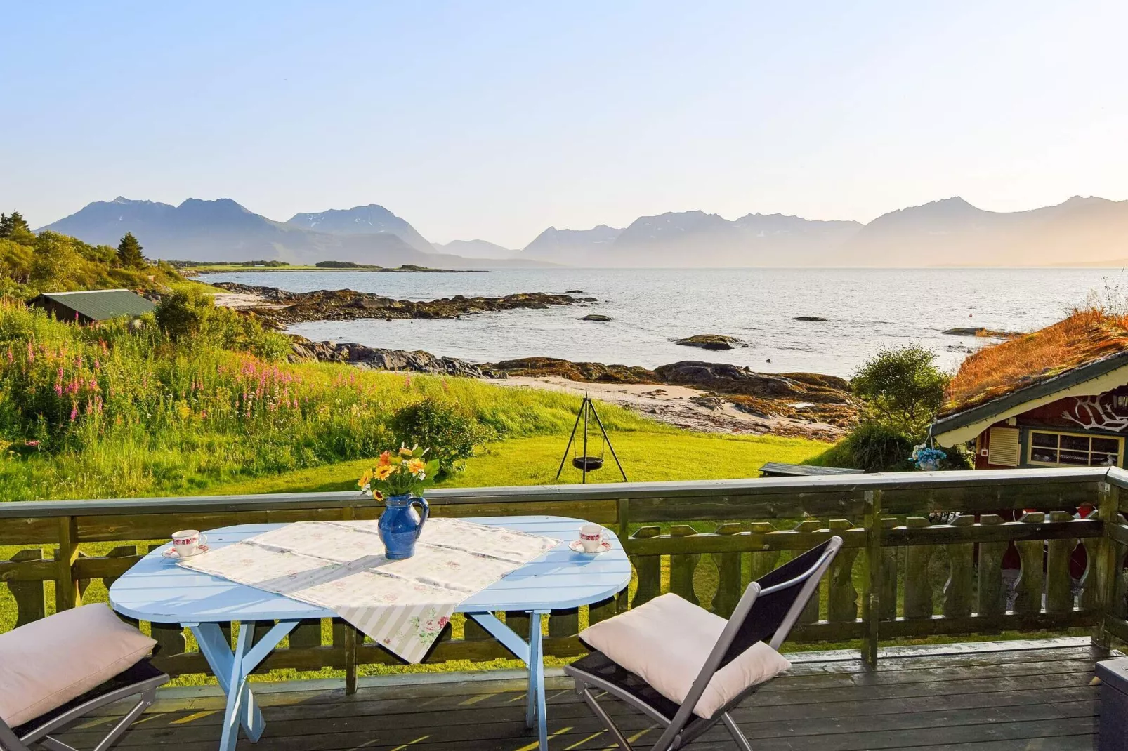 6 persoons vakantie huis in BORKENES-By Traum-Waterzicht