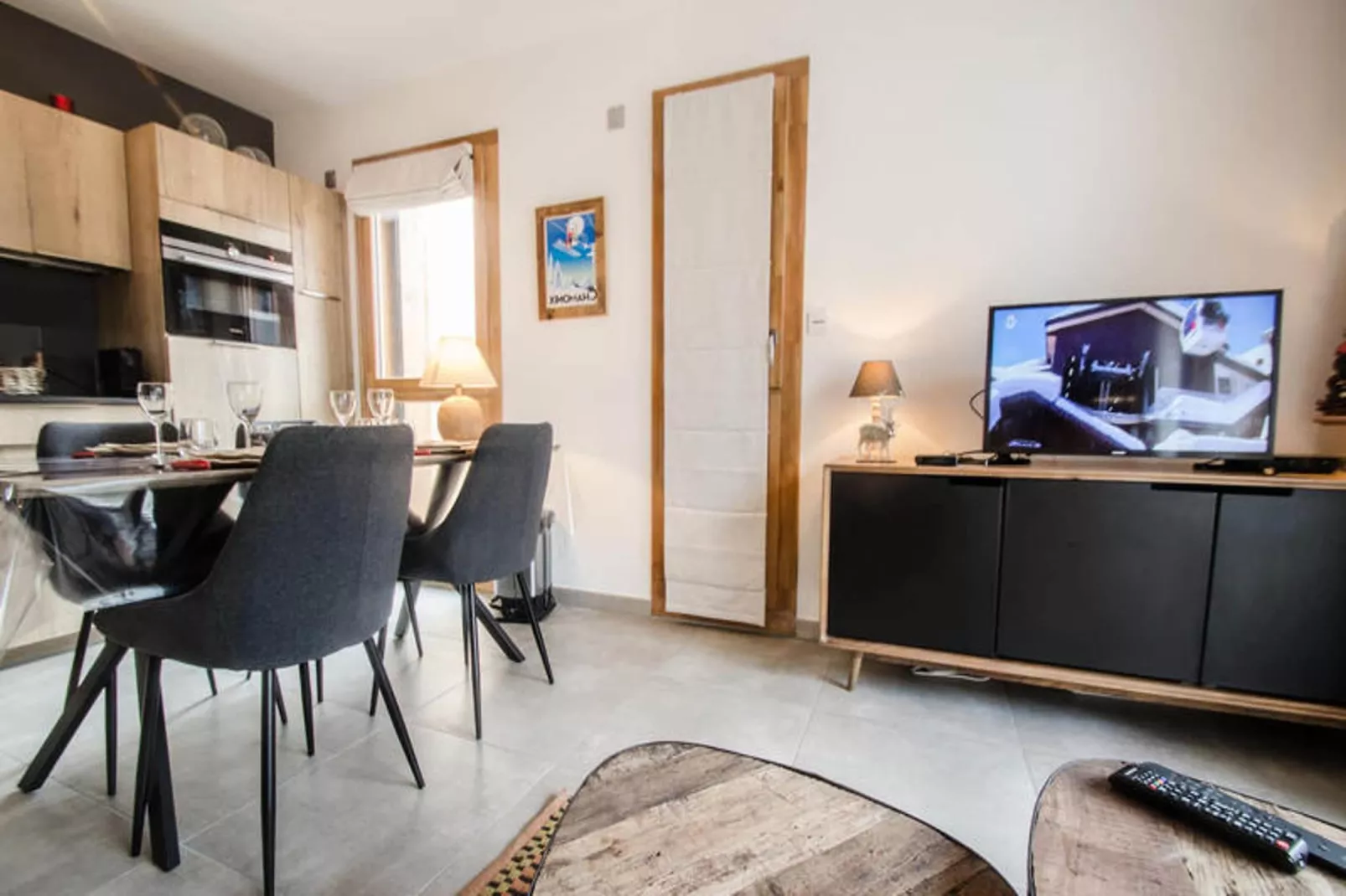 Résidence Androsace Du Lyret-Woonkamer