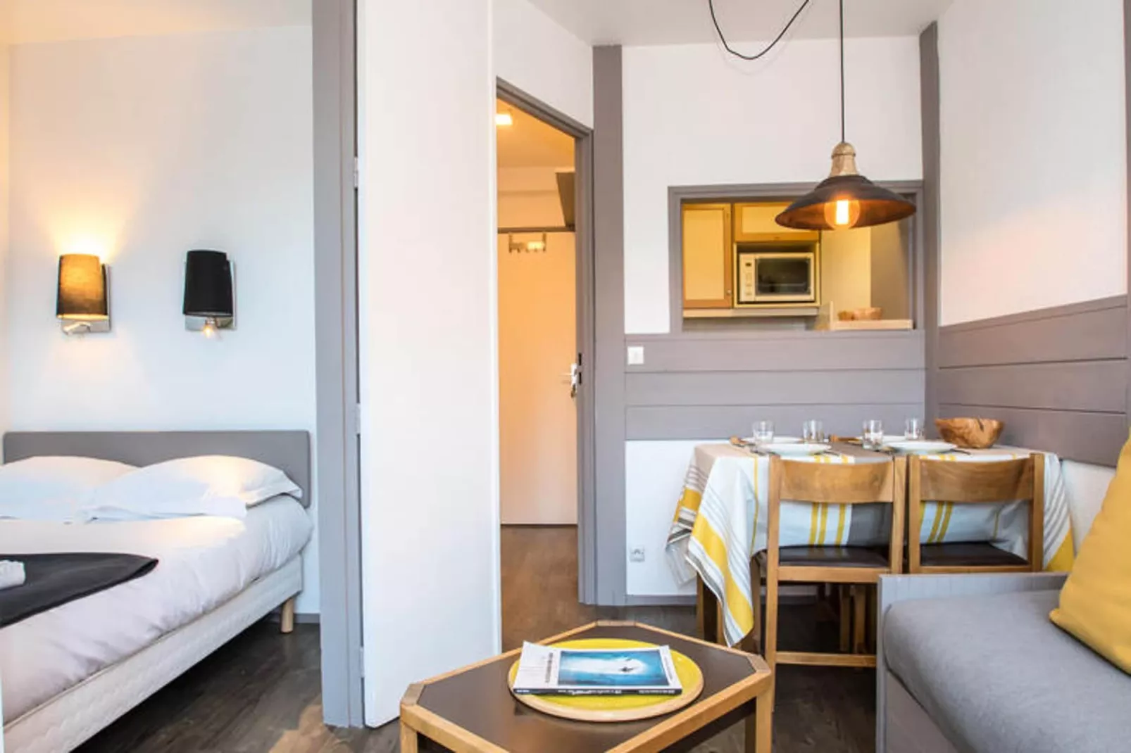 Résidence Chamois Blanc-Woonkamer