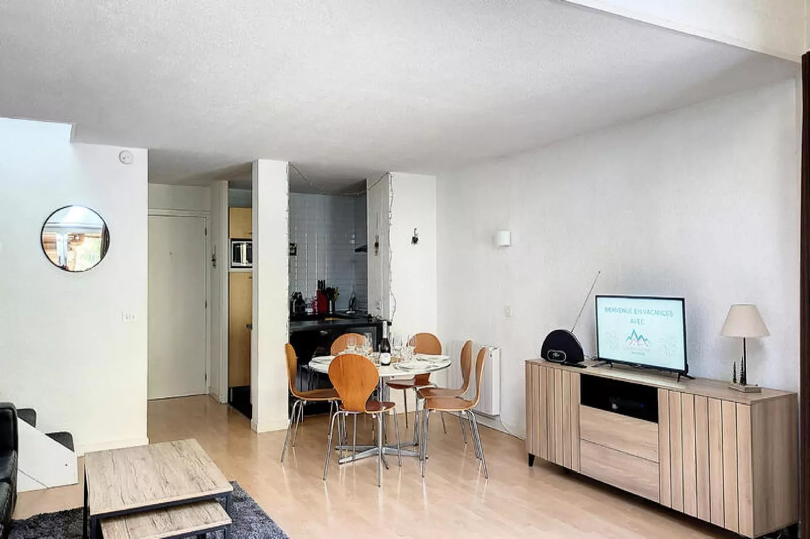 Appartements à Saint Jean d'Aulps-Woonkamer