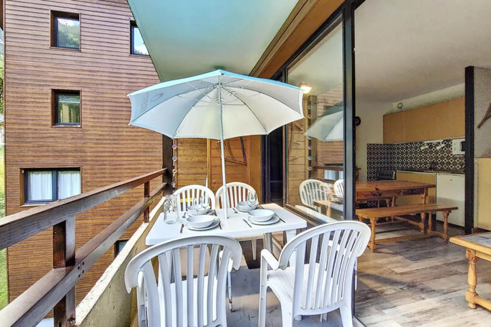 Studio à Saint Jean d'Aulps-Terrasbalkon